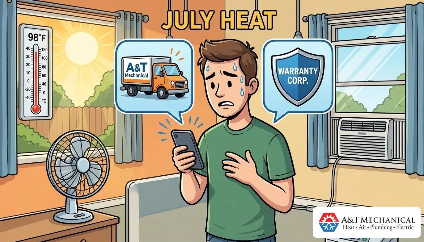 HVAC Contractor vs. Home Warranty Company in Edmond OK: Which Should You Call First?