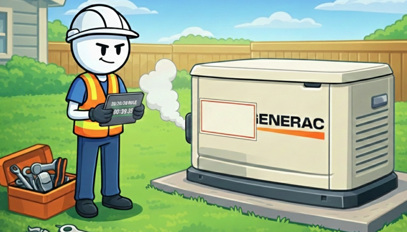 What Is the 20/20/20 Rule for Generators?