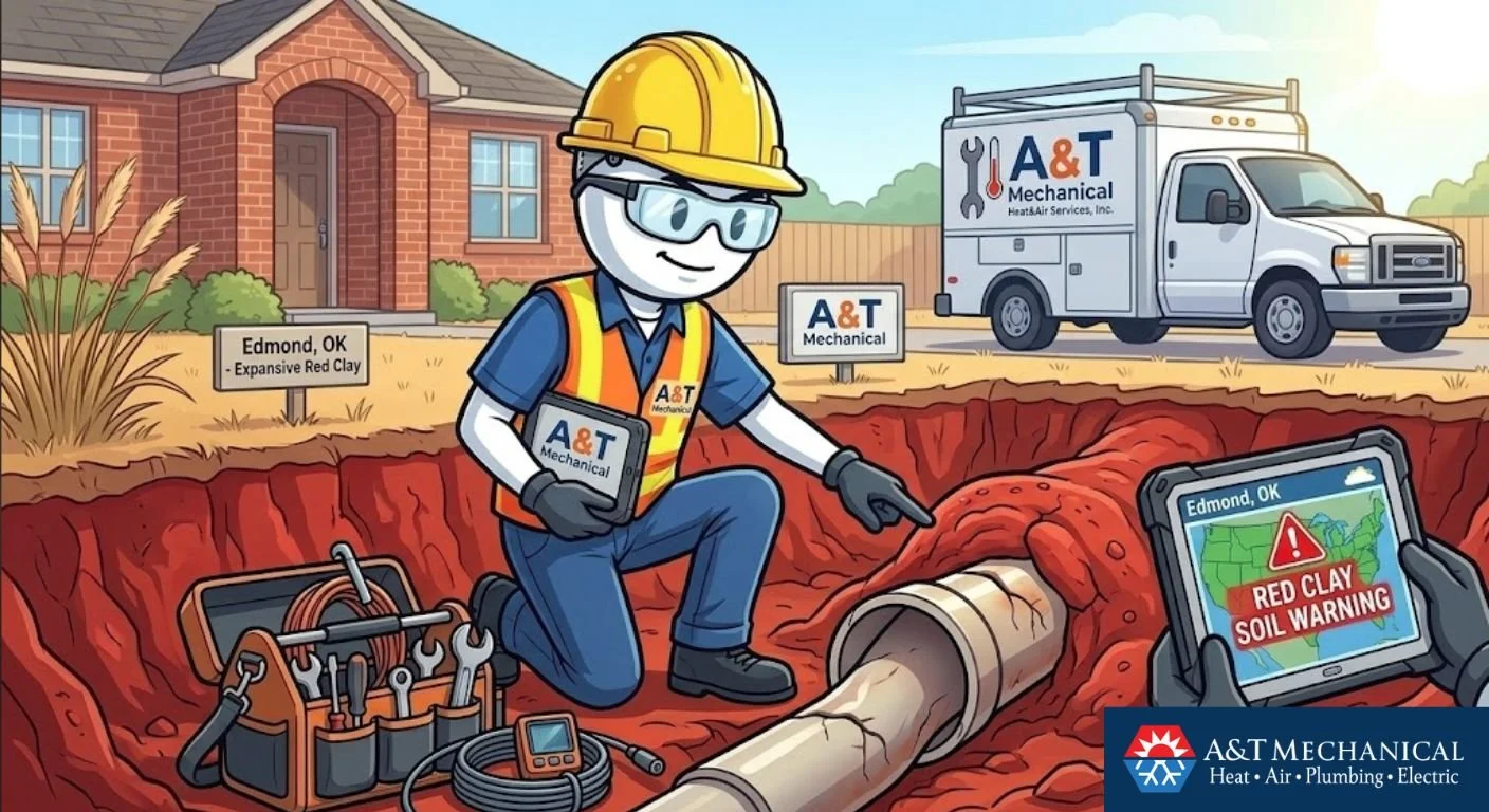 Why Do Drains Keep Clogging in Edmond OK? Tree Roots, Red Clay, and What to Do
