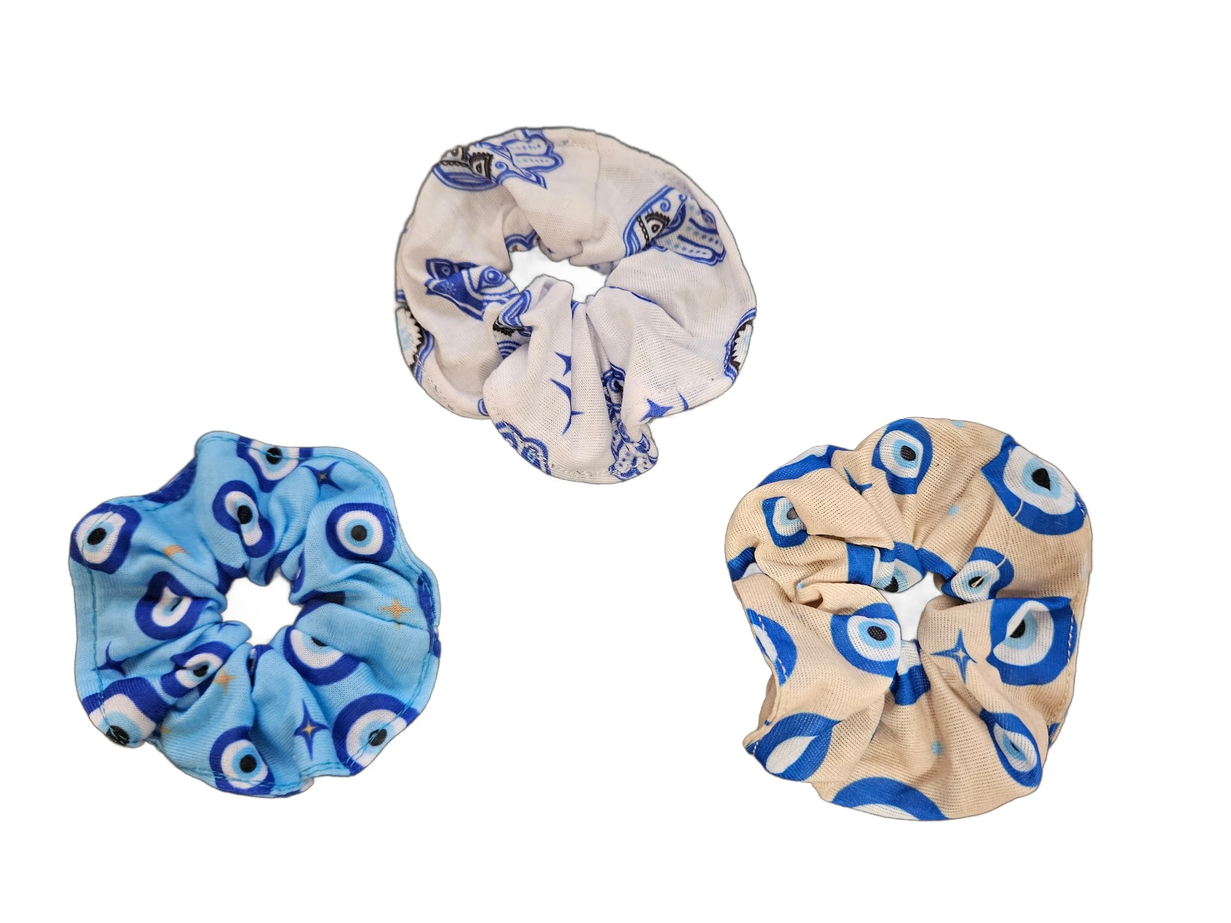Evil Eye Scrunchie