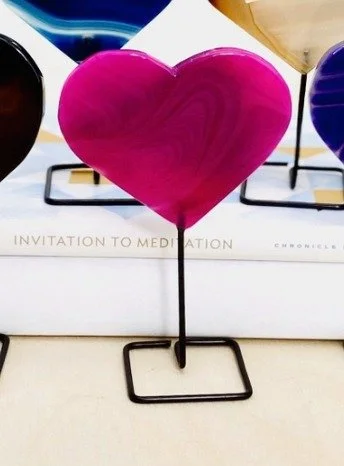 crystals on stand pink heart.jpeg