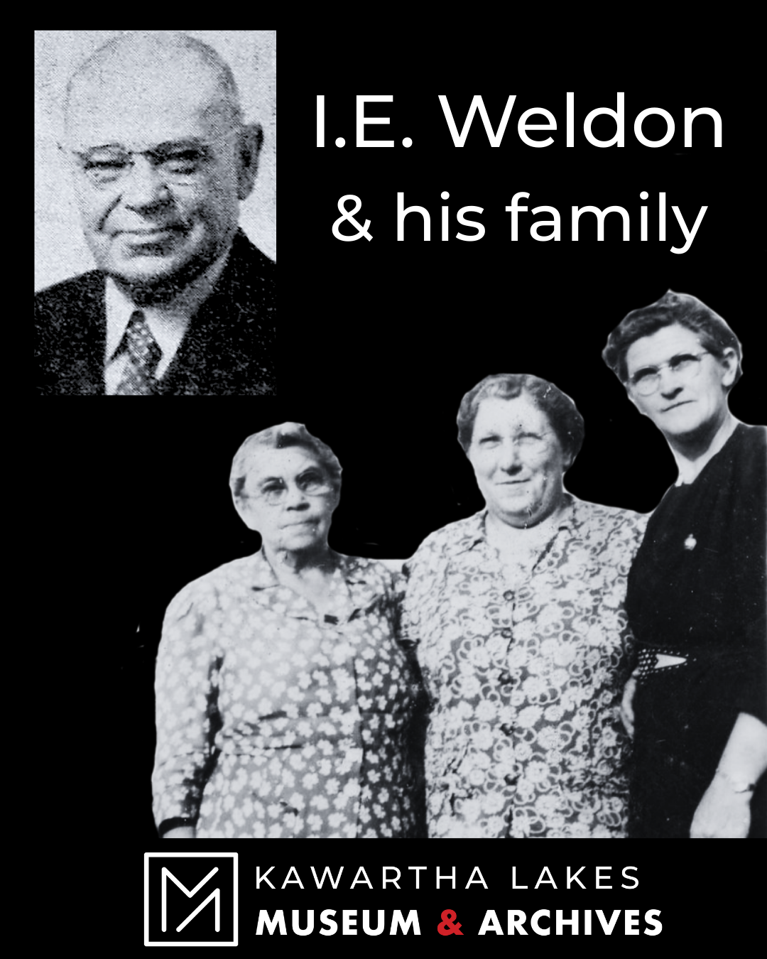 I.E. Weldon and his family