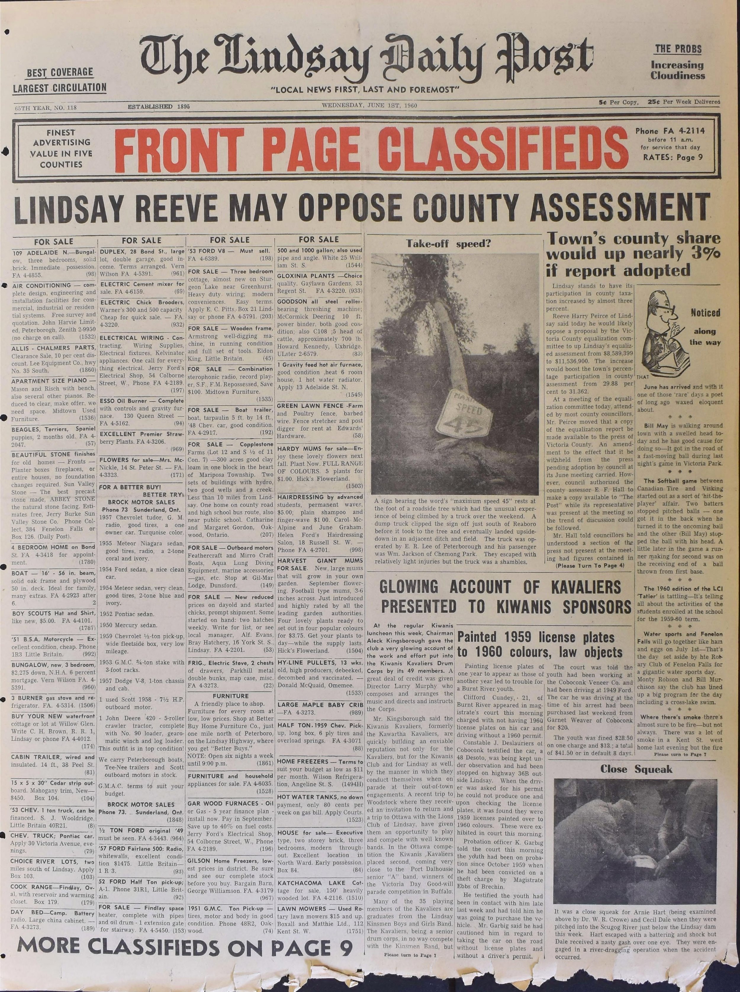 The Lindsay Daily Post. June 1960.jpg