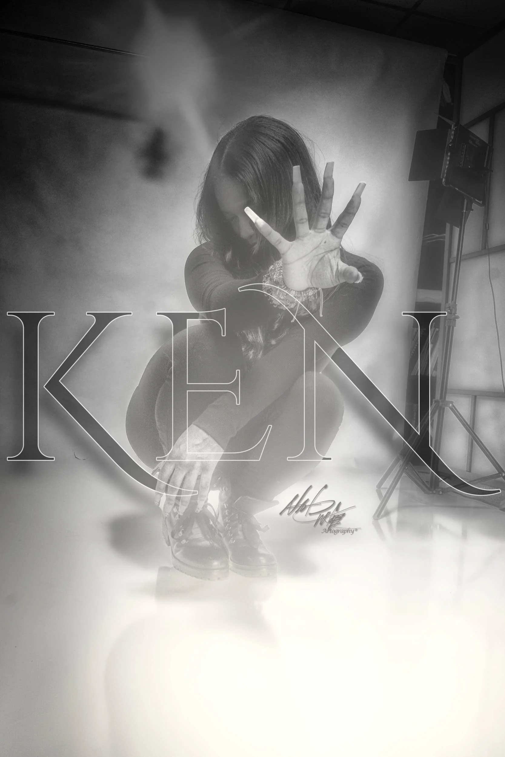 Portrait photography featuring KENN captured by Nat Carter for Nat Carter Artography. Copyright © Nat Carter, Nat Carter Artography 2022 All Rights Reserved.