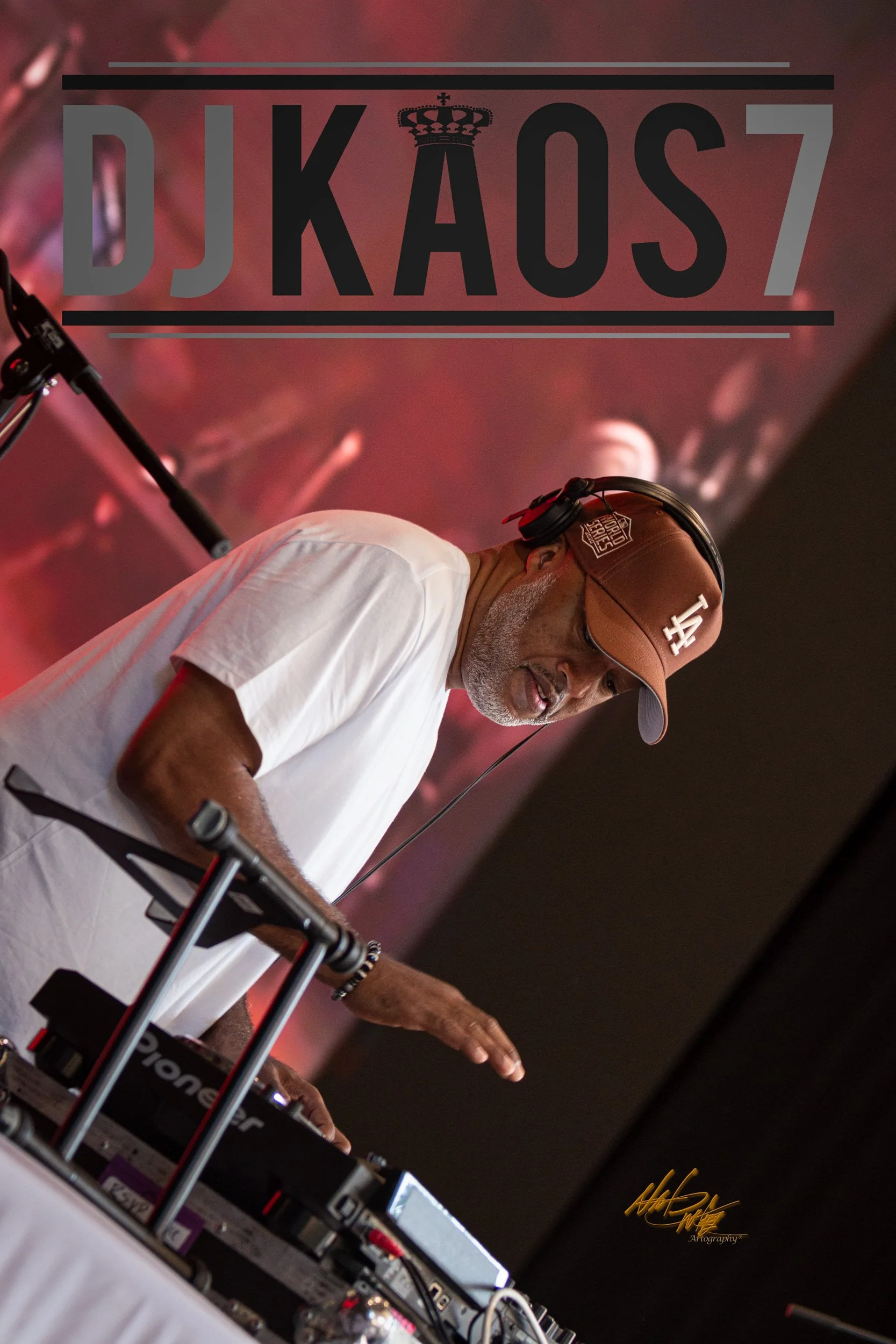 DJ KAOS7 captured by Nat Carter for Nat Carter Artography