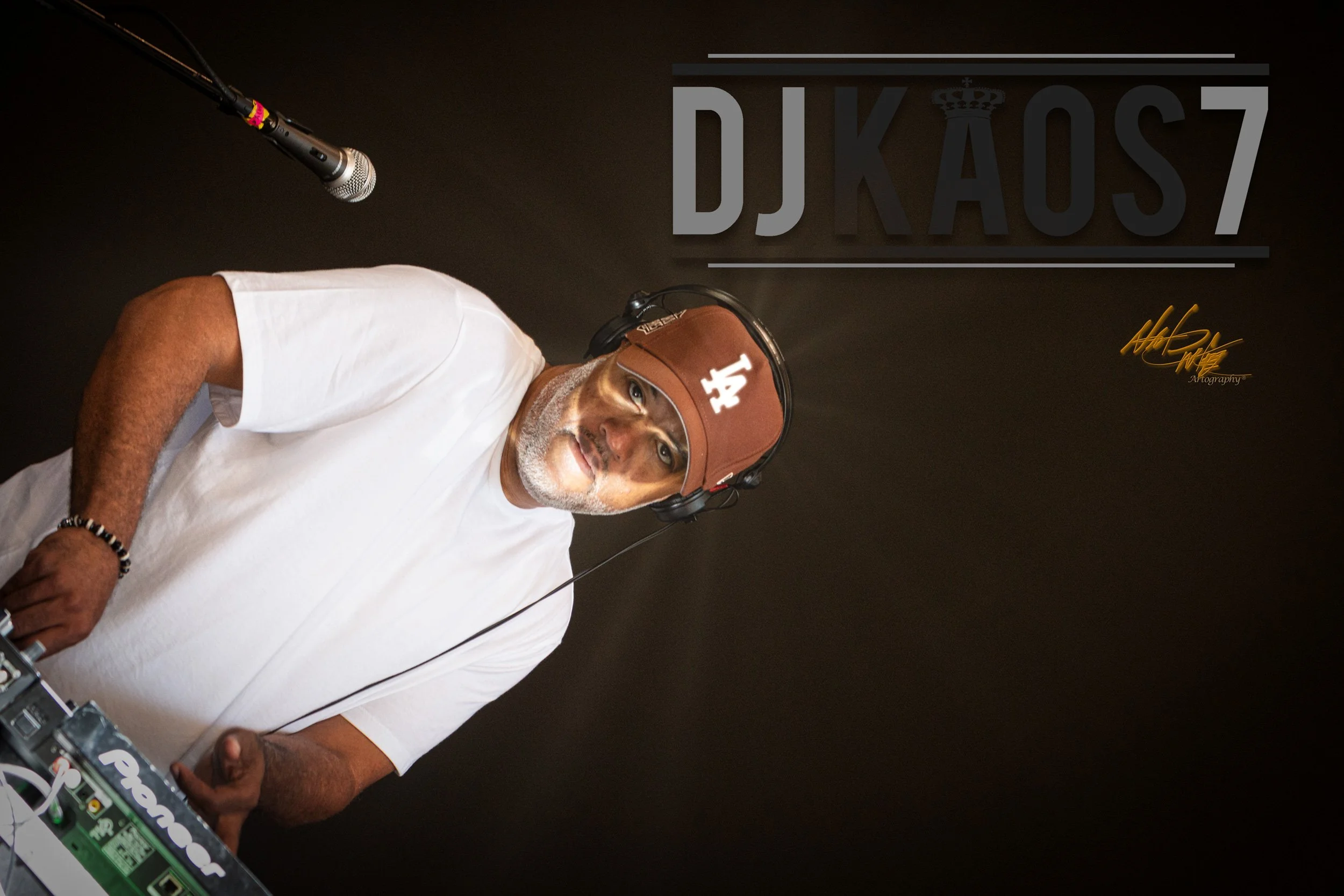 DJ KAOS7 captured by Nat Carter for Nat Carter Artography