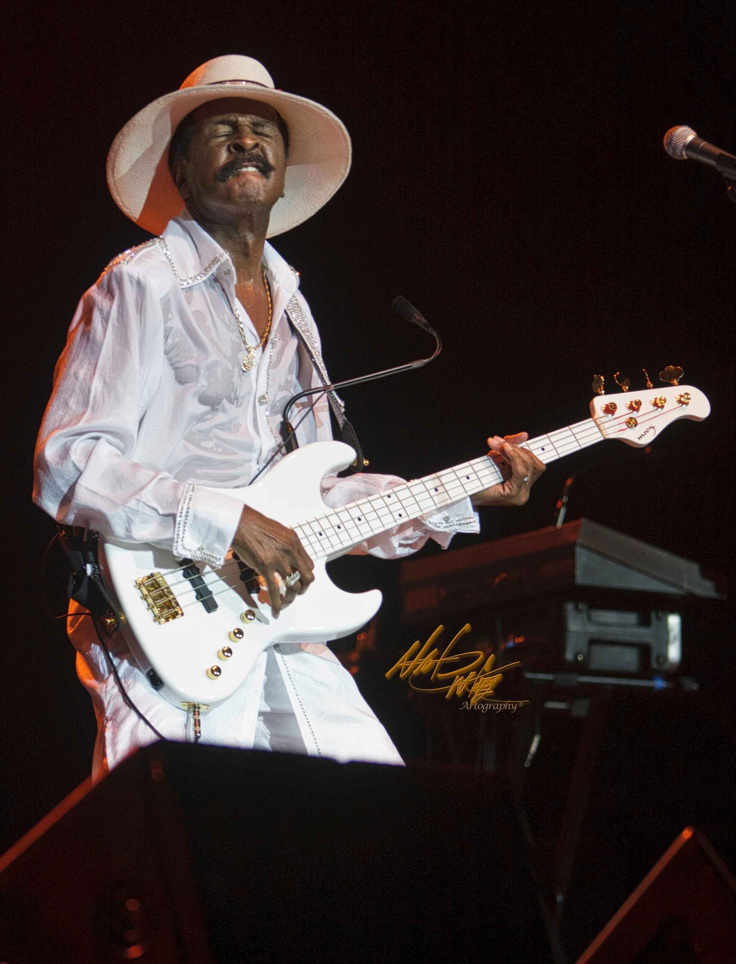 Larry Graham captured by Nat Carter for Nat Carter Artography