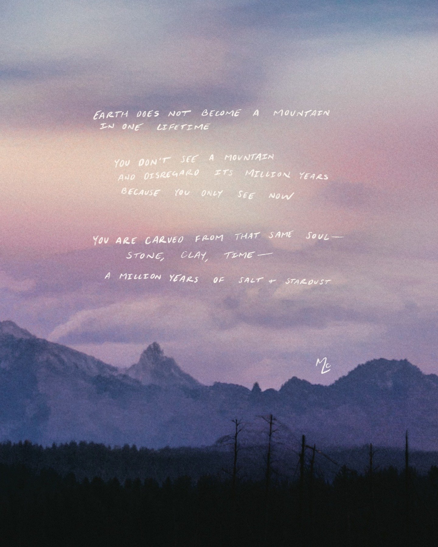 🌙 December asked us to endure. January asks us to remember.

These poems are for anyone finding their way back to themselves&mdash;learning that home isn't a destination, that we're made of the same patient forces that shape mountains and guide tide