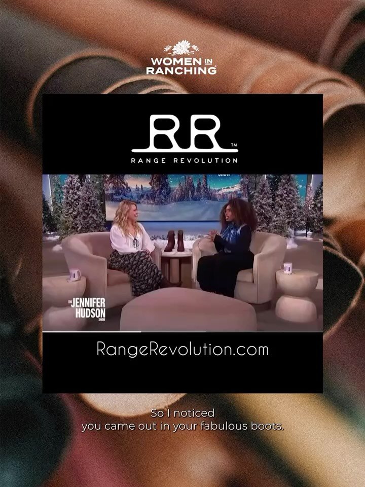 Beth Behrs joined Jennifer Hudson to talk about her Western boots collaboration with Range Revolution - and the incredible individuals these boots support. 

These handmade boots are everything we stand for: crafted from regenerative ranch hides sour