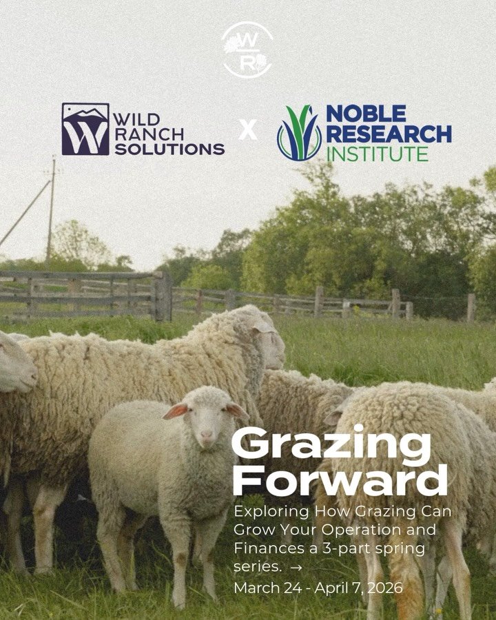Mark your calendars &mdash; our Spring Virtual Ranch Management series kicks off March 24th. 🌱 

Three sessions, three experts, one focus: how grazing can grow your operation and your finances. These sessions are most appropriate for active farmers 