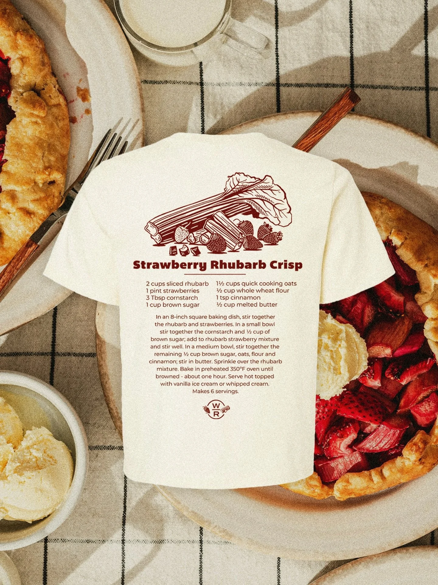 Since rhubarb season is starting: our strawberry rhubarb limited edition tees are back!

🌿Garment Details:
The Heavyweight Tee combines comfort with durability&mdash;great for long days and everything in between. With its relaxed, boxy fit inspired 
