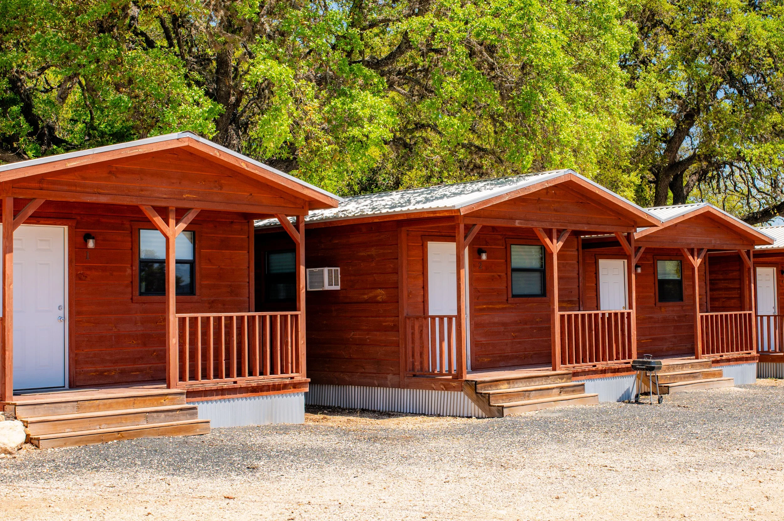 Frio Buckhorn RV Park and Resort cabin from the outside