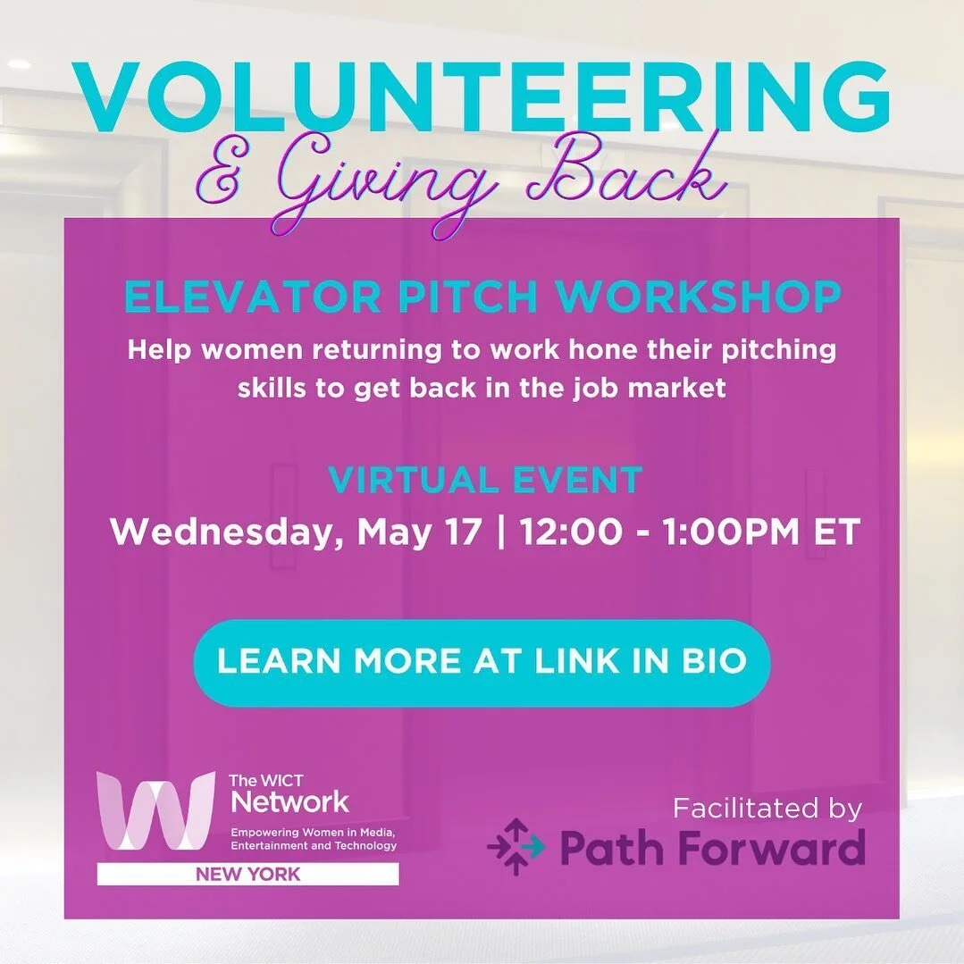 Now is your chance to help fellow women colleagues become best prepared to return to the workforce. Learn more and sign up to volunteer at the link in bio.