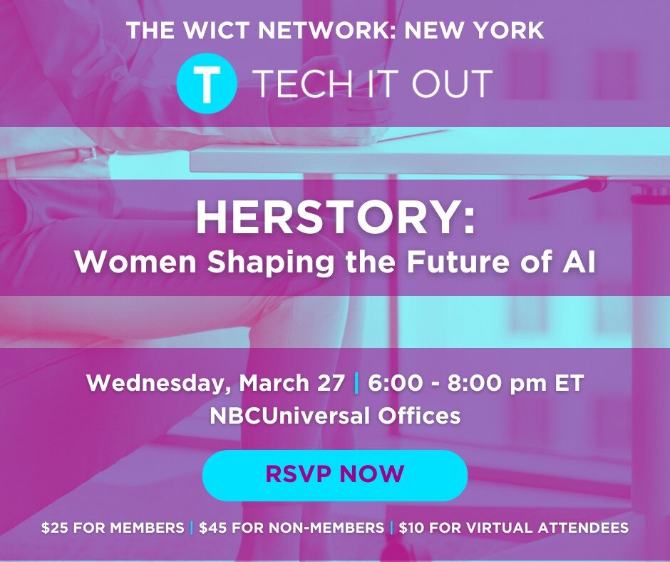Join #WICTNY for an enlightening exploration into the realm of AI as we celebrate Women's History Month! RSVP now for our &quot;HERSTORY: Women Shaping the Future of AI&quot; event!