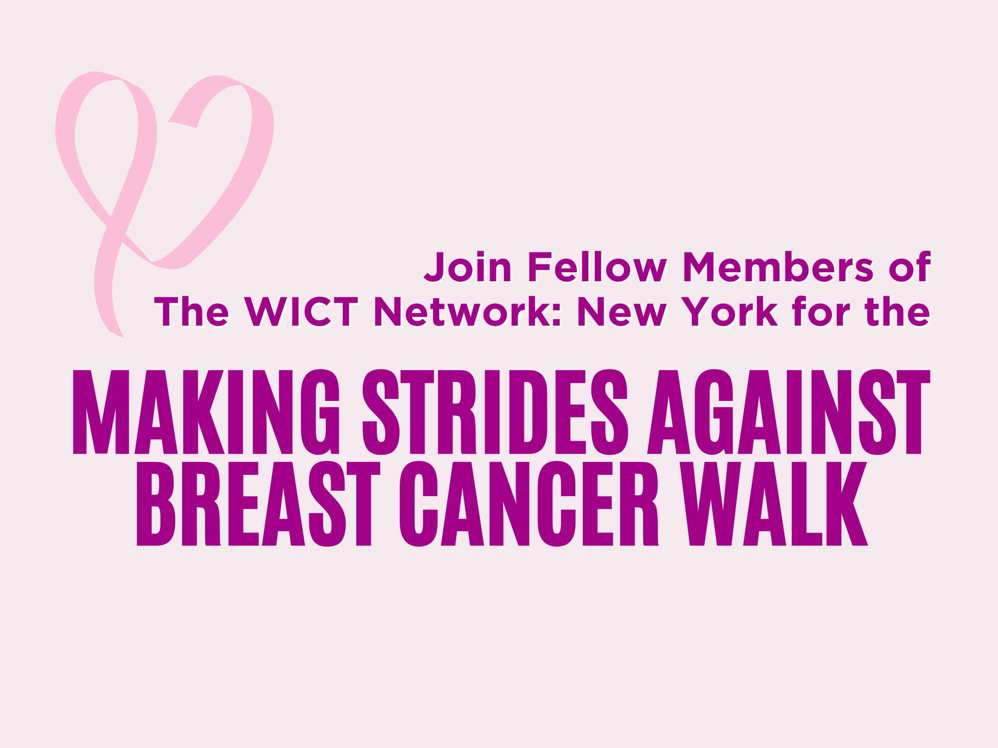 Making Strides against breast cancer walk 2026