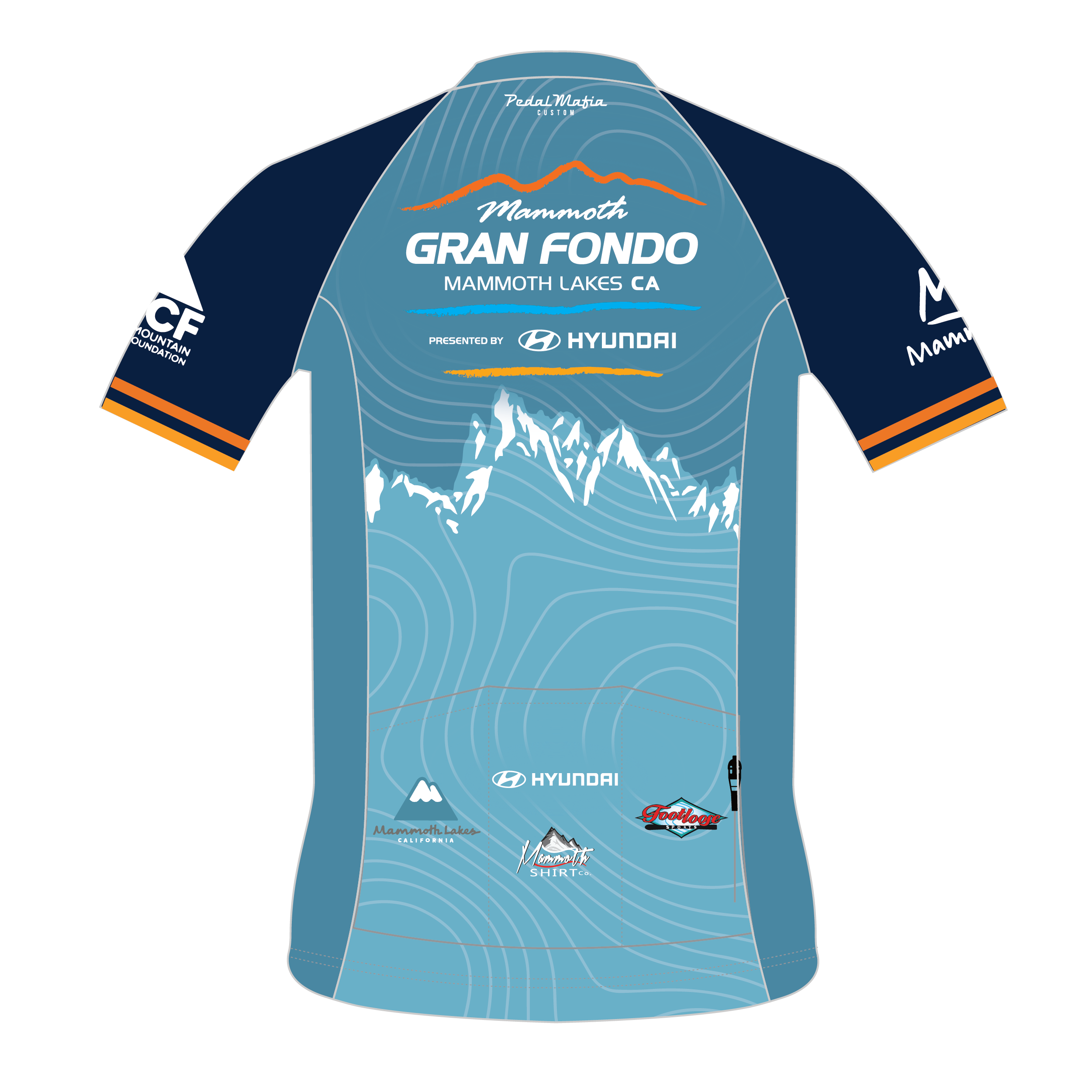 2026 Mammoth Gran Fondo Cycling Kit courtesy of Pedal Mafia - valued at $295.00