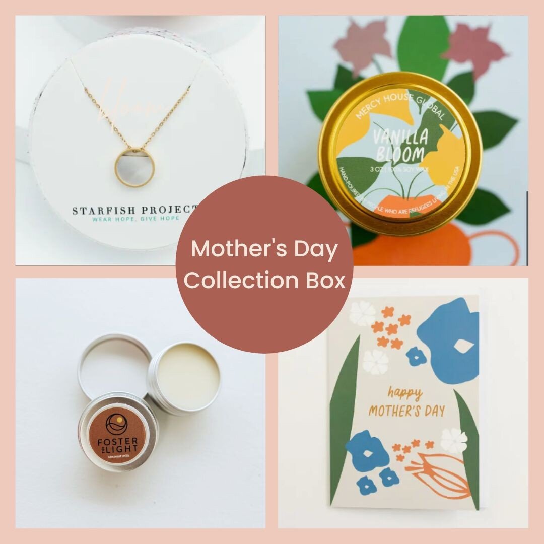 Introducing our Mother's Day Collection Box! This exclusive mini collection embodies beauty, meaning and impact with each piece that is MADE FOR MOMS, BY MOMS from around the globe. 🌷

This collection set is available for shipping or free local pick