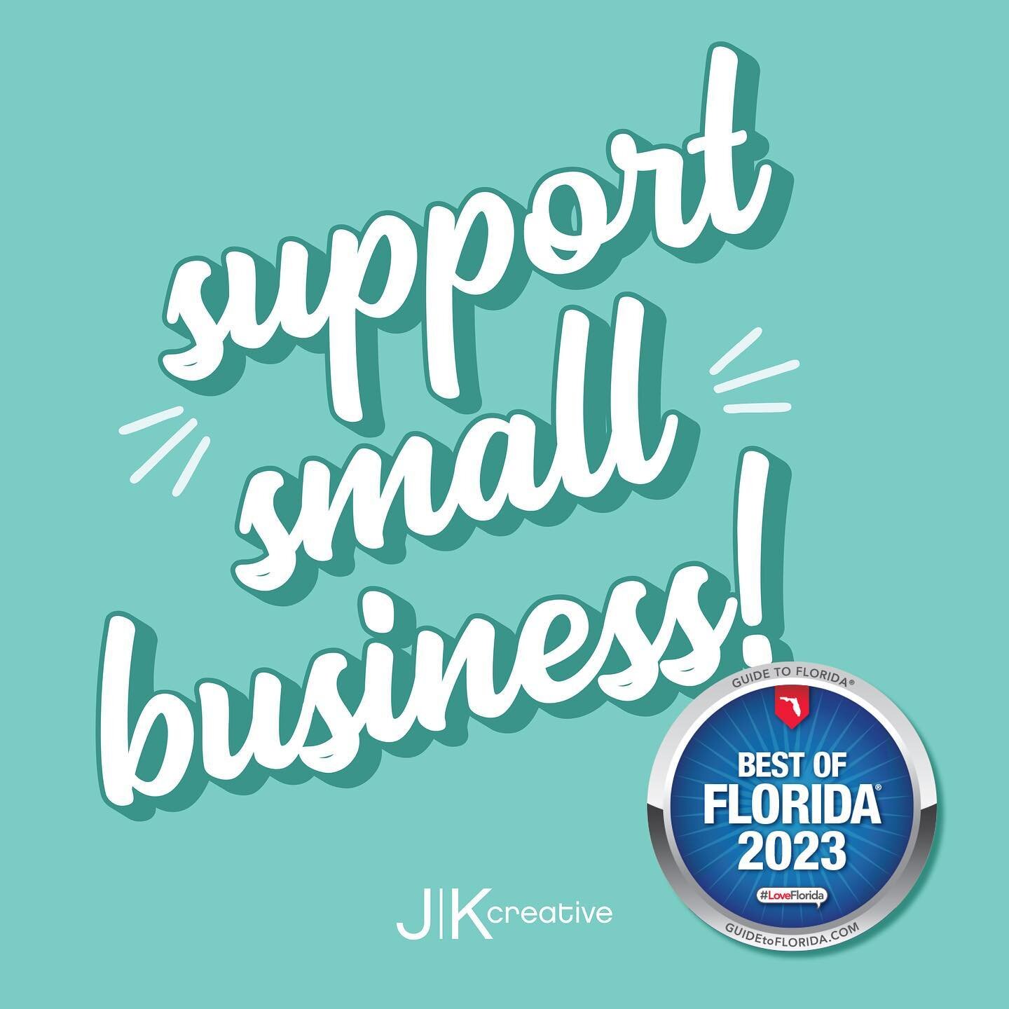 It's #NationalSmallBusinessDay! Help us celebrate by casting your vote for our &quot;Best of Florida&quot; nomination!

VOTE NOW: Head over to guidetoflorida.com, and vote for us under business &amp; creative services. We are nominated under graphic 