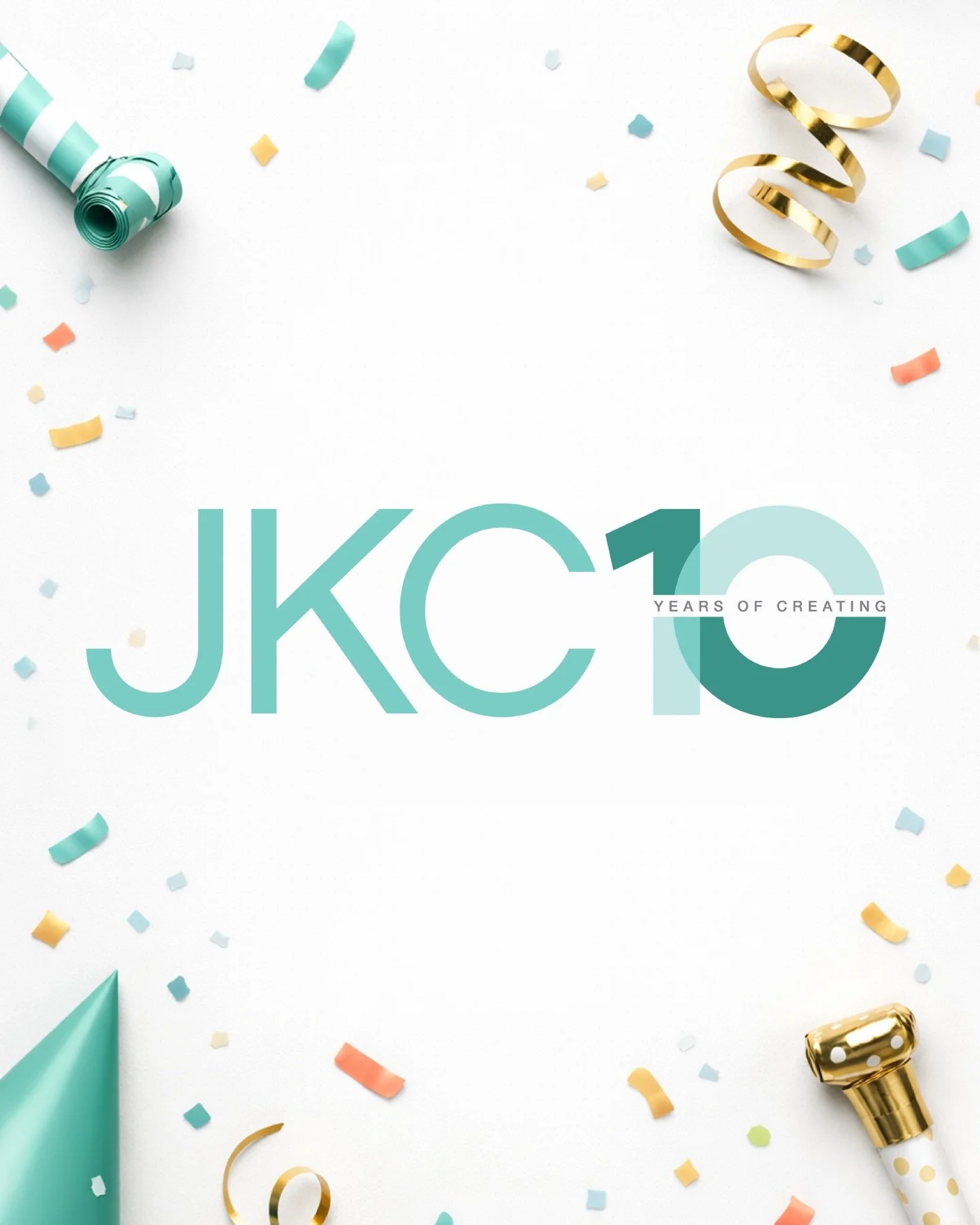 Join us as we celebration 10 years of JK Creative!

Yes, that&rsquo;s right - TEN YEARS! 🍾

We are excited to unveil our 10th Anniversary logo. The special anniversary logo is rooted in the brand we&rsquo;ve built over the past decade. Using our sig