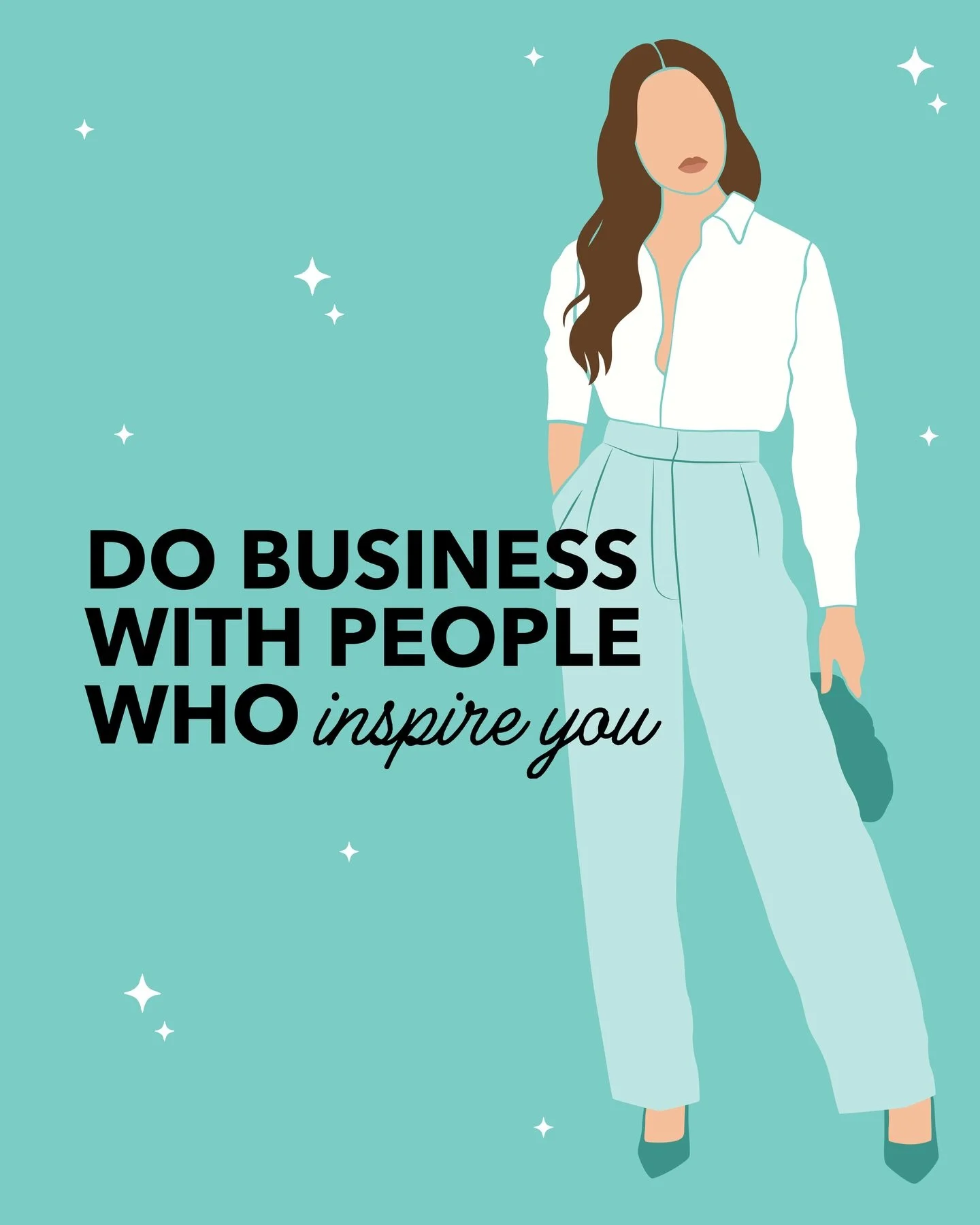Happy Boss Babe Day!

Work with people who challenge you creatively, support your growth, and inspire you to think bigger. The best collaborations are not just productive, they make you excited about what you&rsquo;re building together.

Do business 