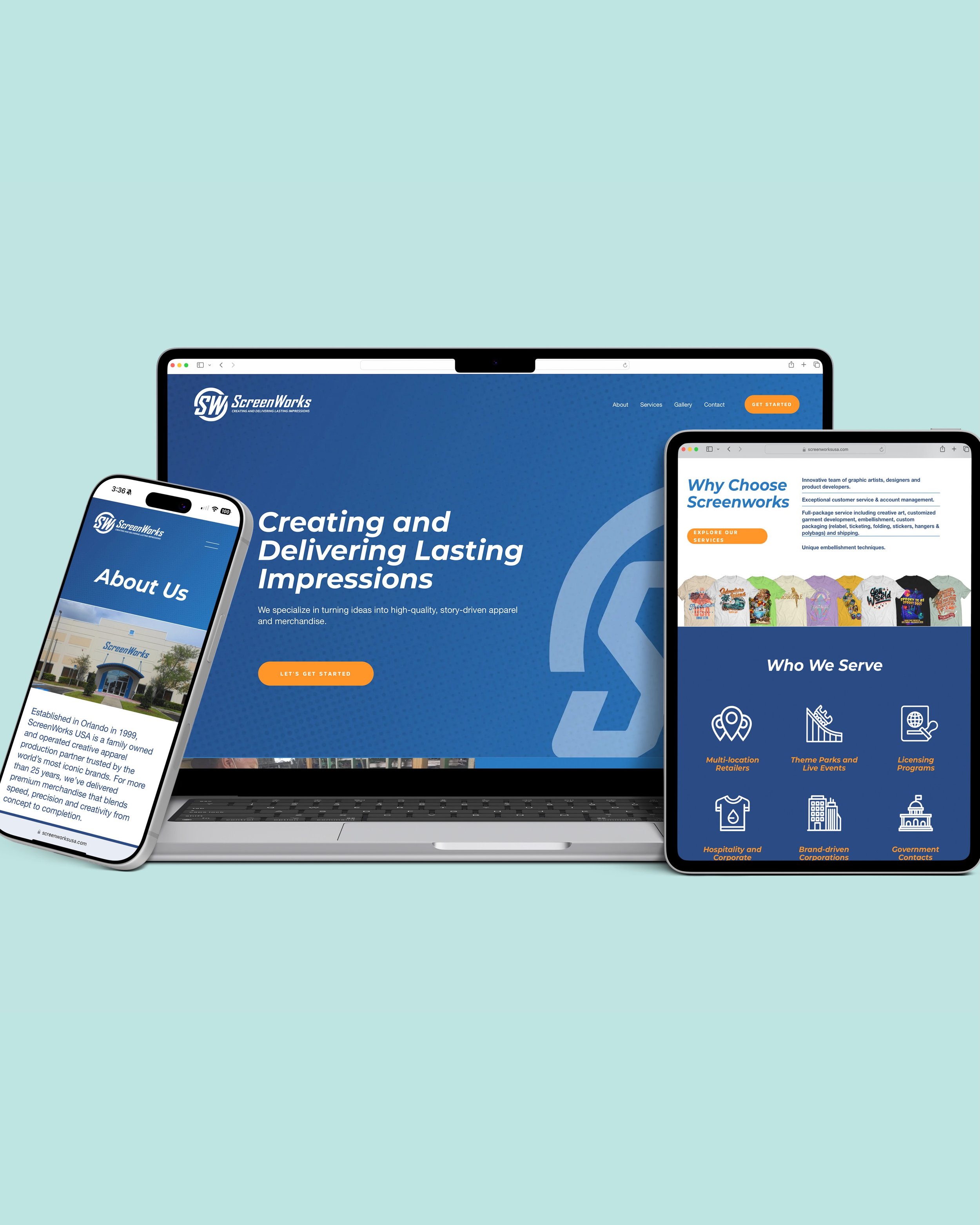 Project Spotlight: We partnered with @screenworks_usa to create a modern new website that showcases their screen-printing expertise and brings their brand to life online.

Take a look at the finished site: screenworksusa.com

#ProjectSpotlight #WebDe