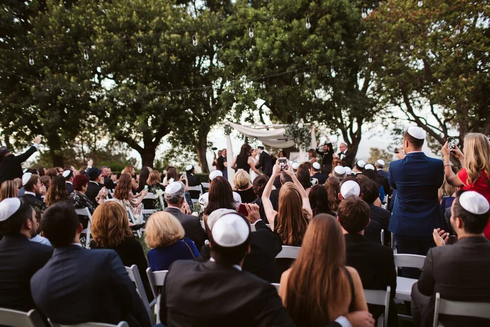 La+Petite+Photo+Spanish+Hill+Country+Club+Wedding+Jewish+Ceremony+First+Kiss.jpg