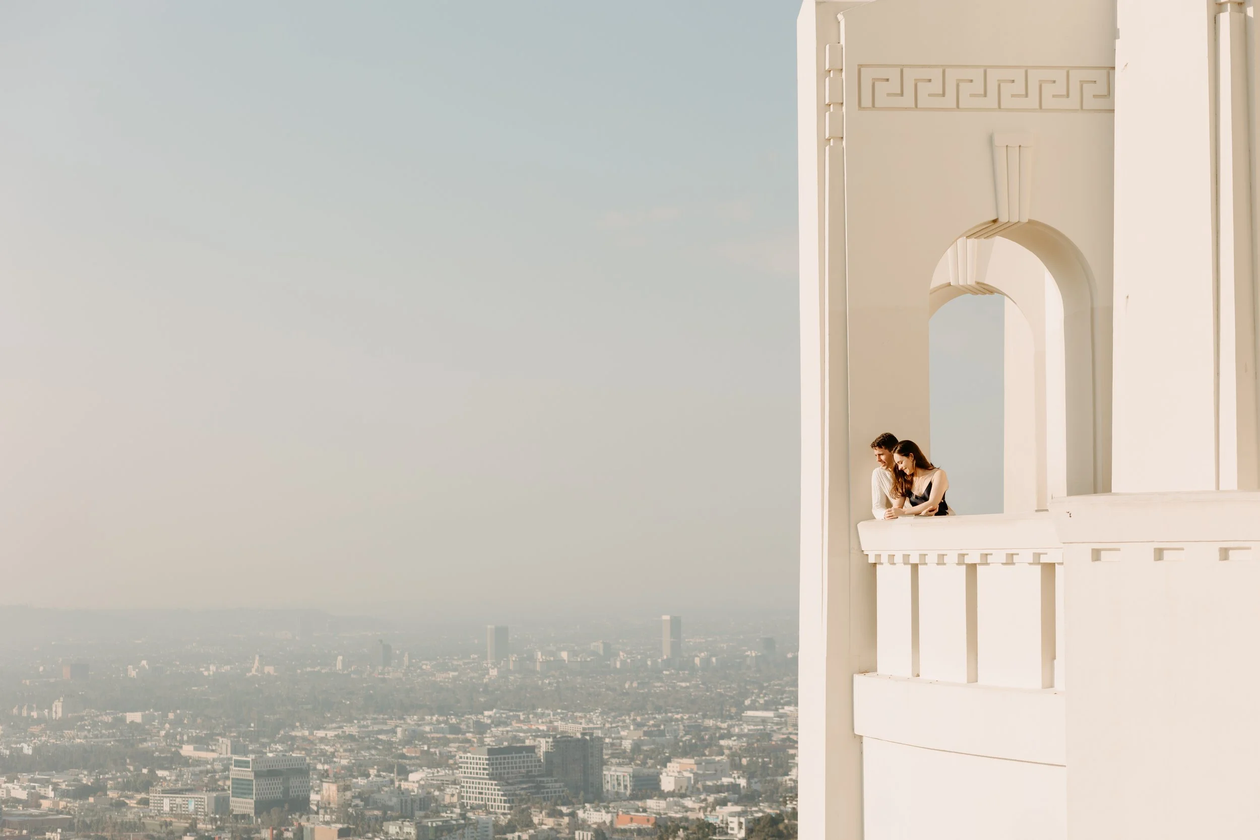 La Petite Photo Griffith Observatory Lalaland Los Angeles Engagement Proposal
