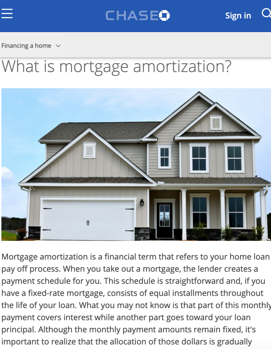 Example of a Chase financial literacy guide, from Steven Gray's portfolio.