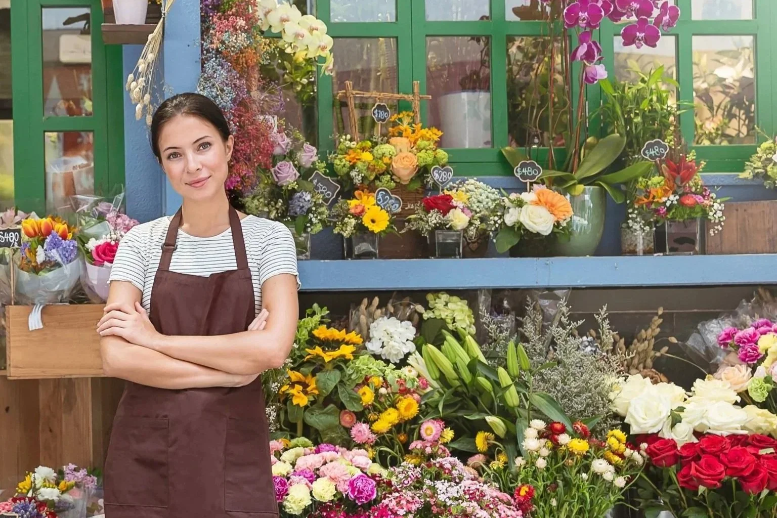 Portrait of a small business owner, part of Steven Gray's JPMorgan Chase small business portfolio.