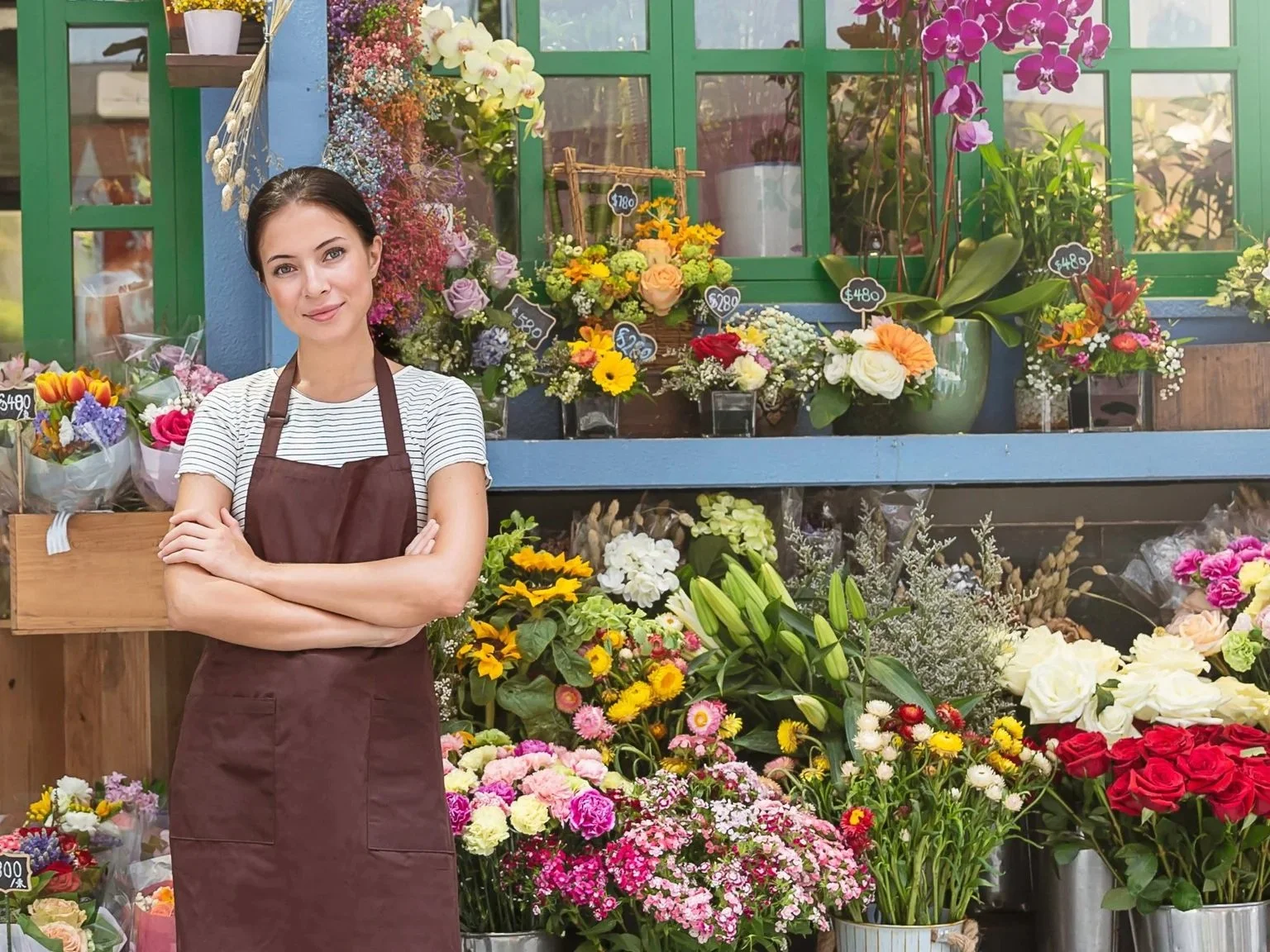 Photo of a small business owner, as featured in Steven Gray's JPMorgan Chase small business portfolio.