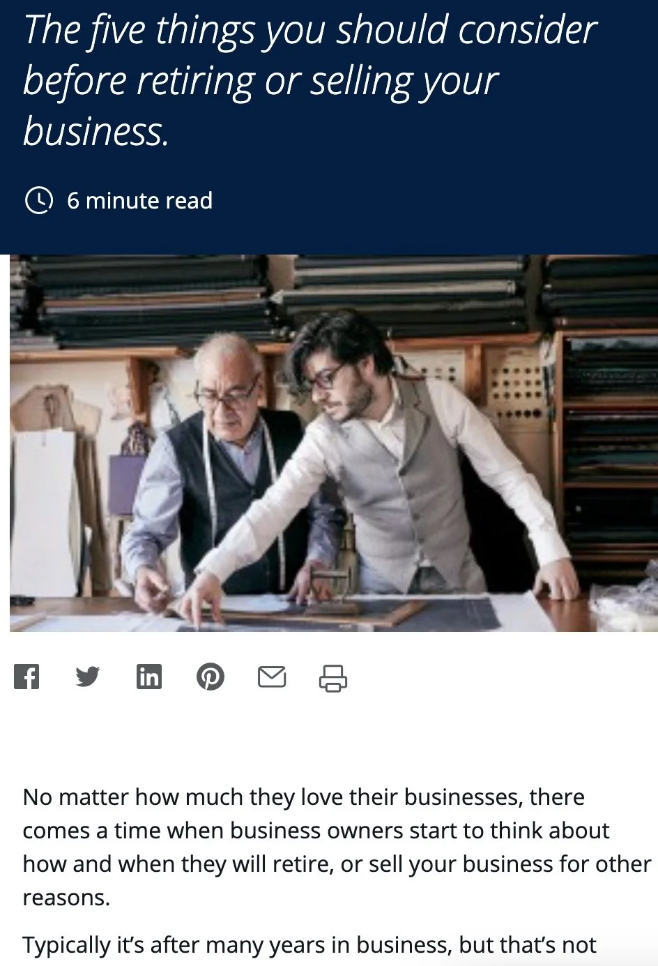 JPMorgan Chase created The Handover campaign to help baby boomer small business owners navigate succession planning.