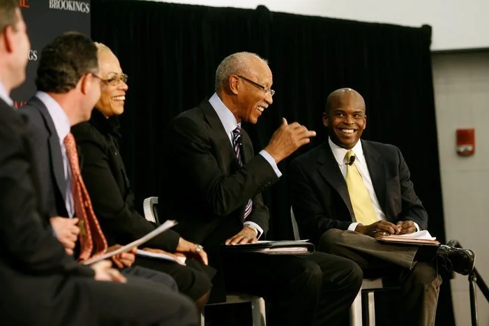 In 2010, I moderated a TIME-Brookings Institution roundtable discussion on how to make Washington a partner in Detroit's Next Economy. The discussion included Detroit Mayor Dave Bing; Skillman Foundation CEO Carol Goss;  New Economy Initiative Chair 