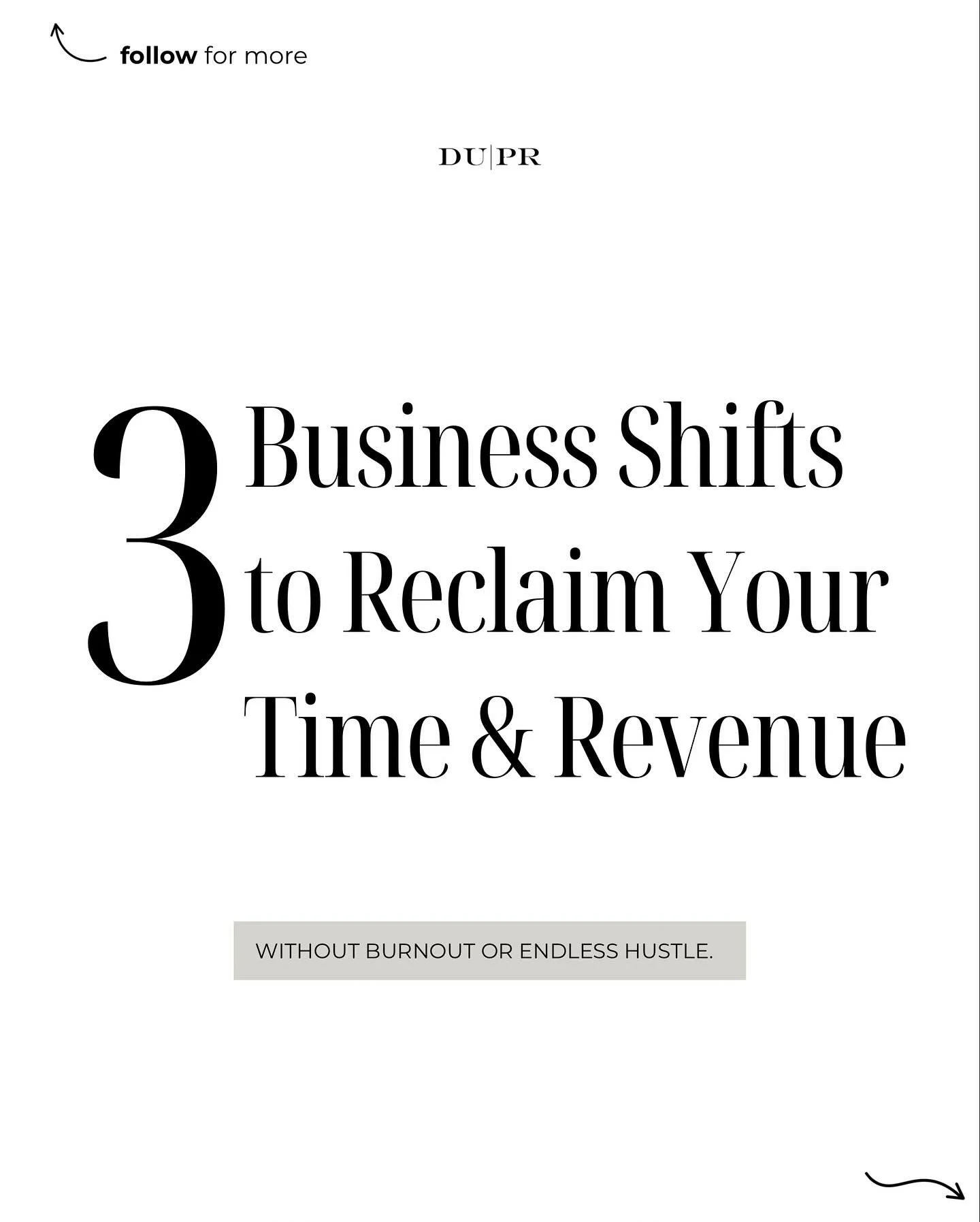 Working around the clock just to keep your business afloat? 😩

Here&rsquo;s what&rsquo;s actually happening &mdash; your founder-centric business model is draining your time, energy, and freedom.

At DU | PR, we help business owners break free from 