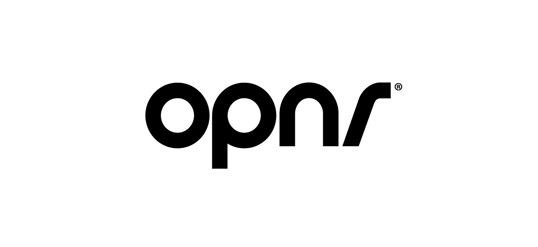Black logo with the word "OPN" in lowercase bold letters on a white background.