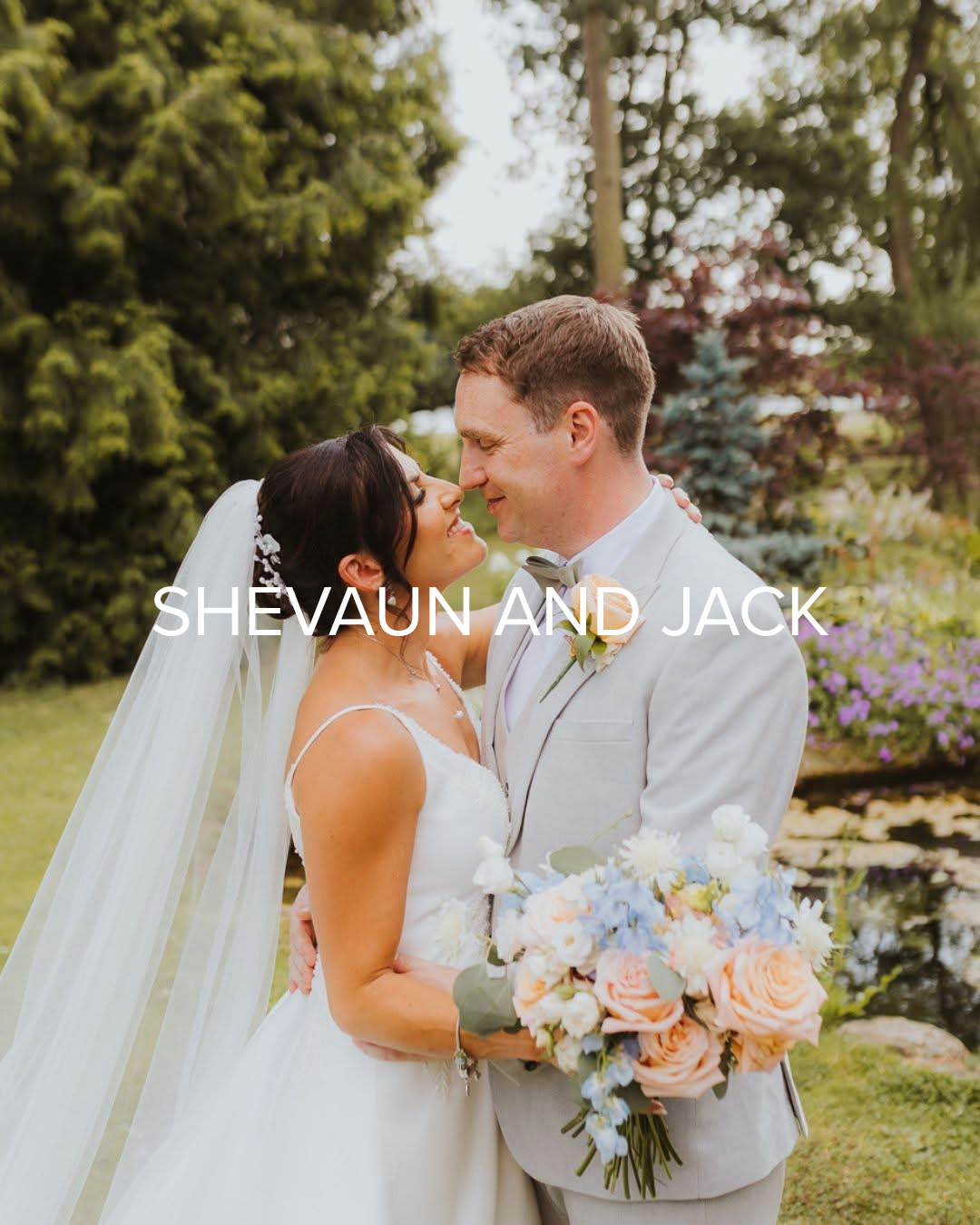 Summer wedding flowers at Aldwark Manor