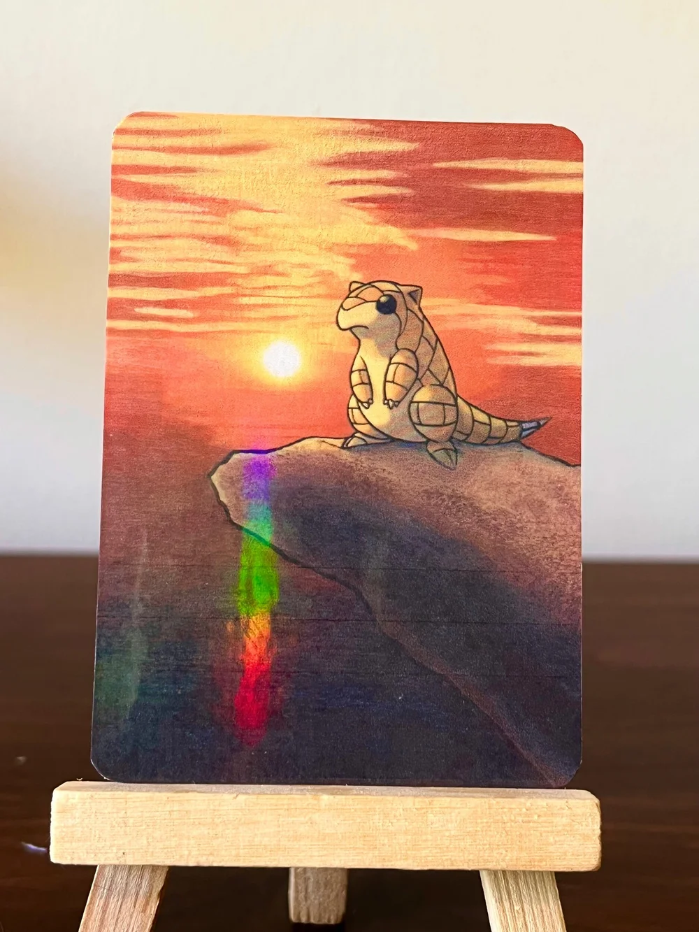 sandshrew full art pokemon card - 027/165 - Pokemon 151 - Reverse Foil Common Card Type Sandshrew card - EC 65/90