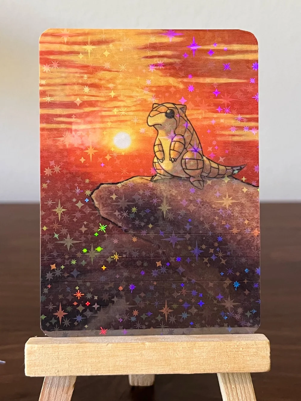 Sandshrew Full Art Print  hollypaintscards