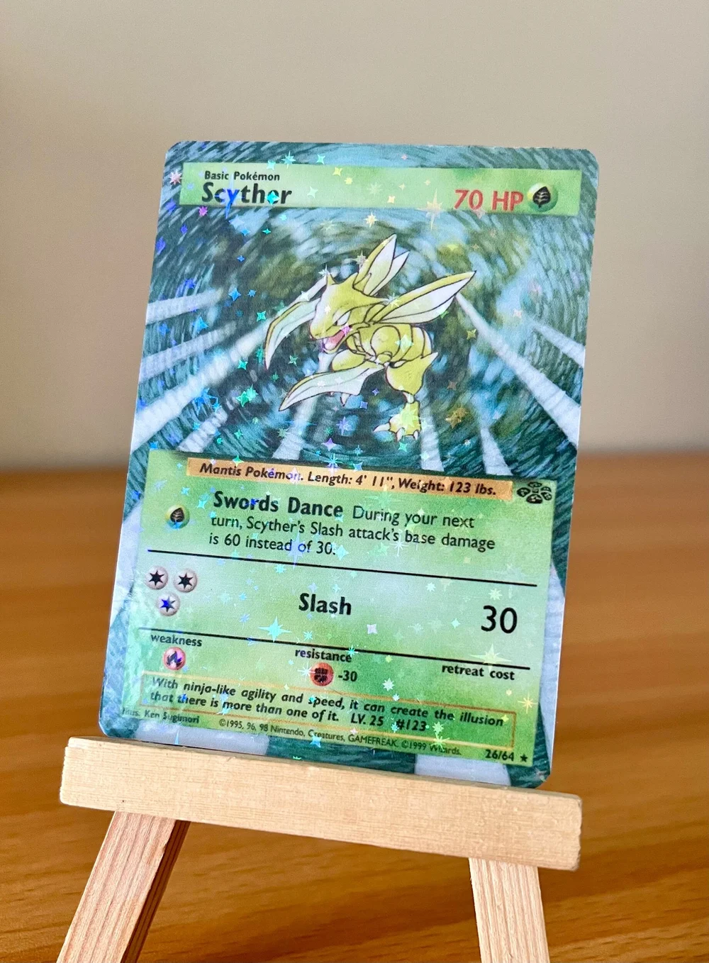 first edition scyther pokemon card Pokemon Scyther 26/64 1st Edition (1999) CGC 7.5 main image 1