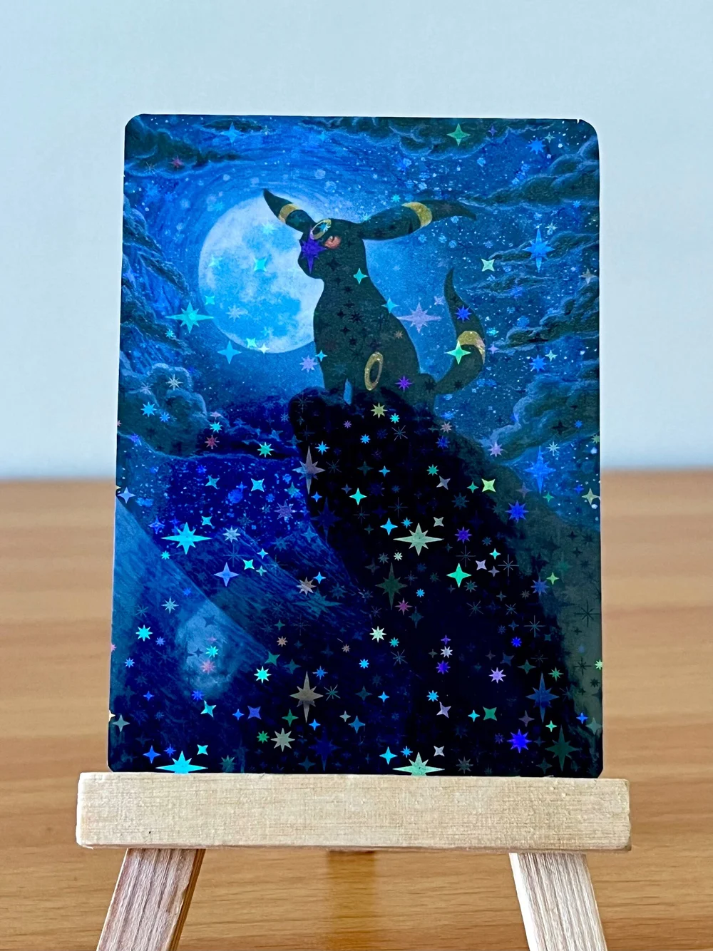 umbreon pokemon card art V Pokémon Alternate Full Sword & Shield Evolving Skies Darkness / 310 / VMAX Umbreon (#77, Eevee Grove)