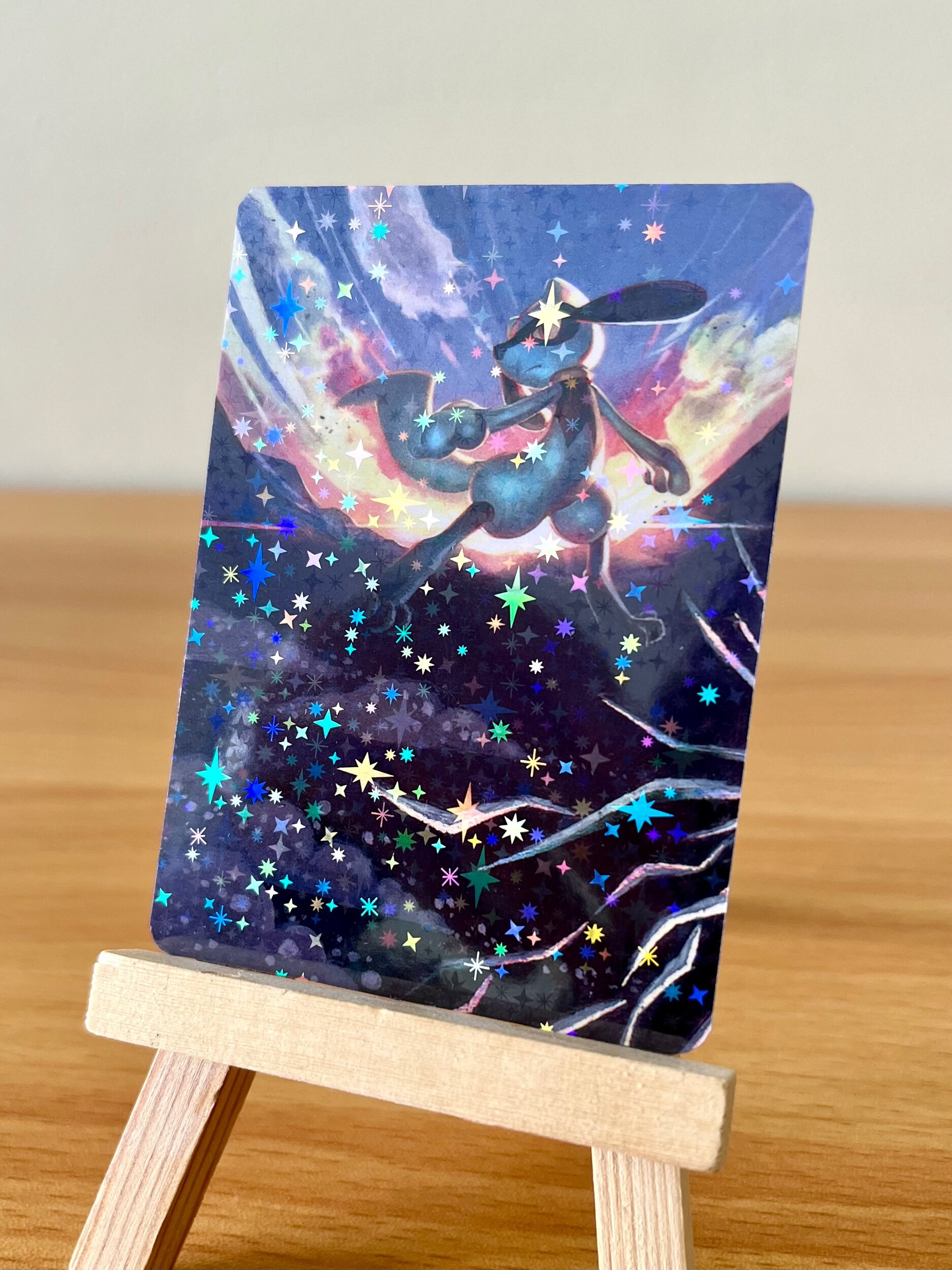 Riolu Full Art Print — hollypaintscards