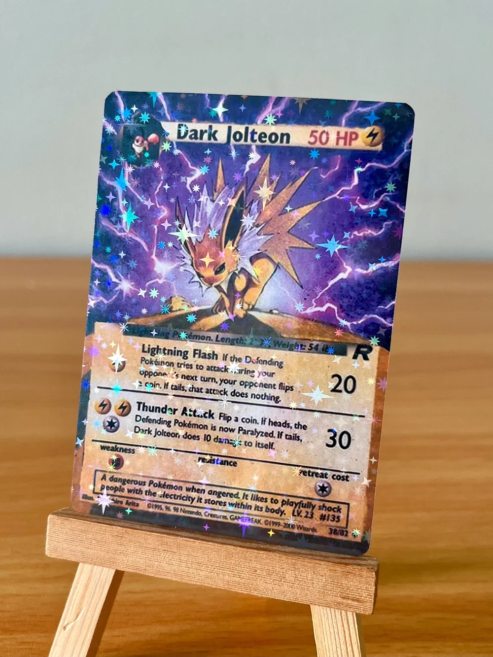 【PSA9】 わるいサンダース DARK JOLTEON Dark Jolteon わるいサンダース Japanese Team Rocket Pokemon Card