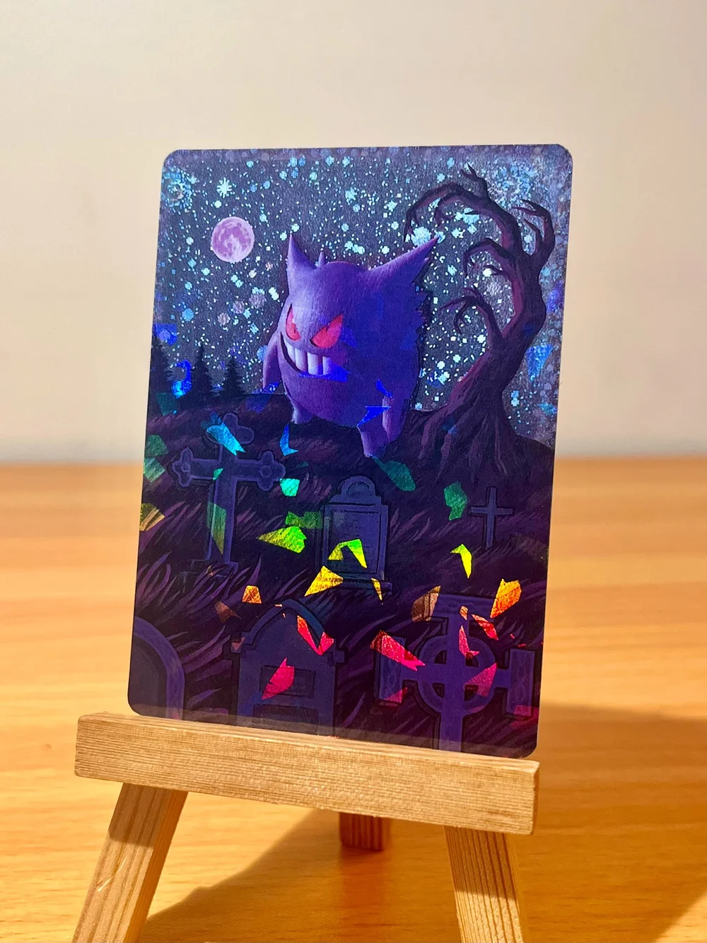 Gengar Full Art Print hollypaintscards Gengar Full Art Print hollypaintscards