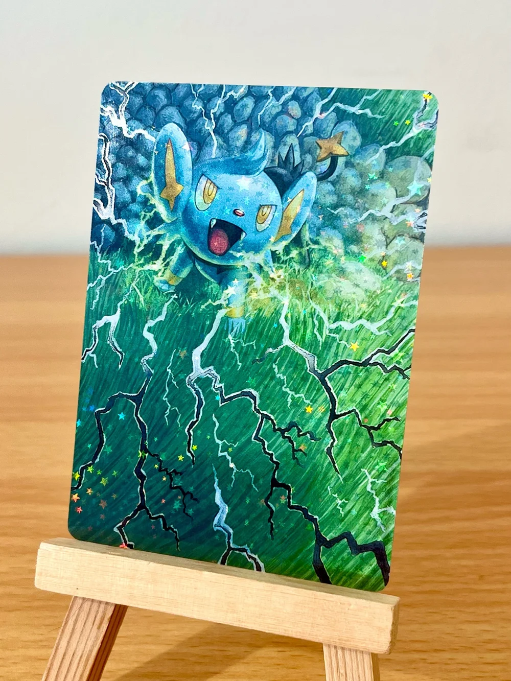 Shinx Full Art Print hollypaintscards Shinx Full Art Print hollypaintscards