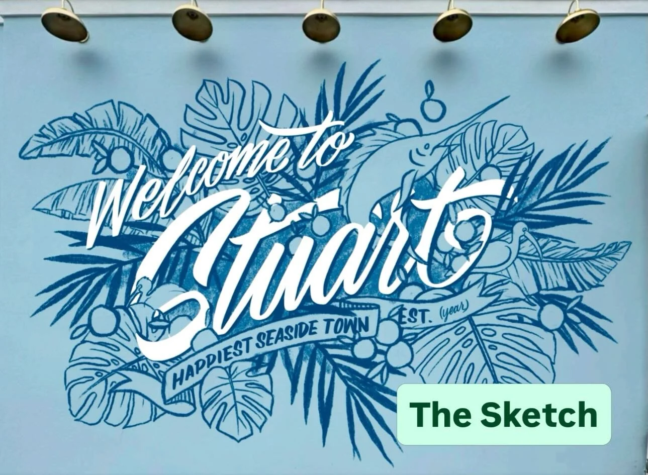 Each of our murals start with a sketch. Spot the differences between all of the stages! 

Designed and painted by @cynno