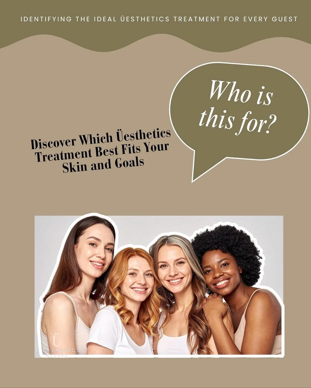 Discover your glow&mdash;at every age, skin type, and stage. This carousel breaks down which &Uuml;esthetics treatment fits you best, because expert care means YOUR needs are first.

Empower your skin journey. Book your custom consultation today and 