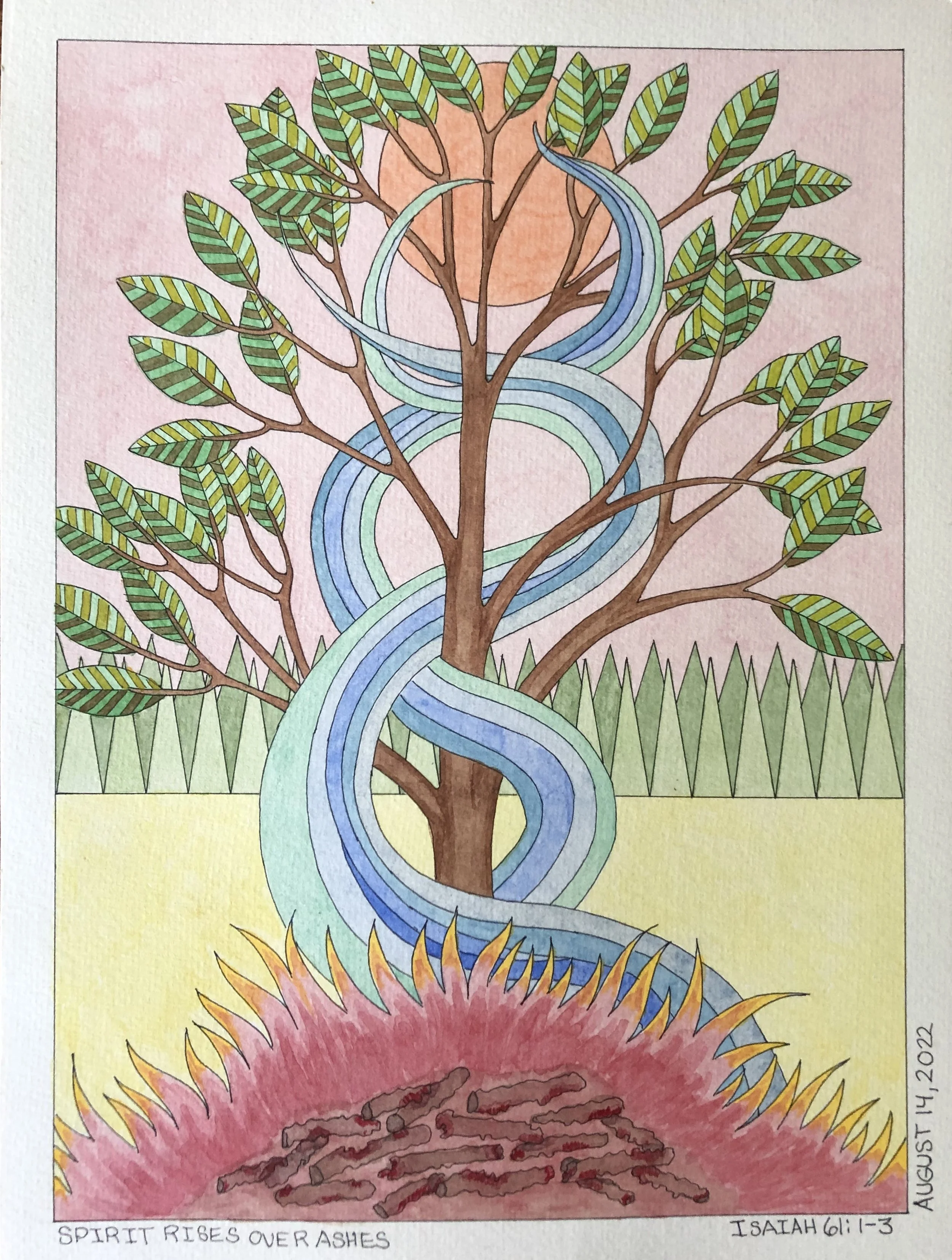 Spirit Rises Over Ashes