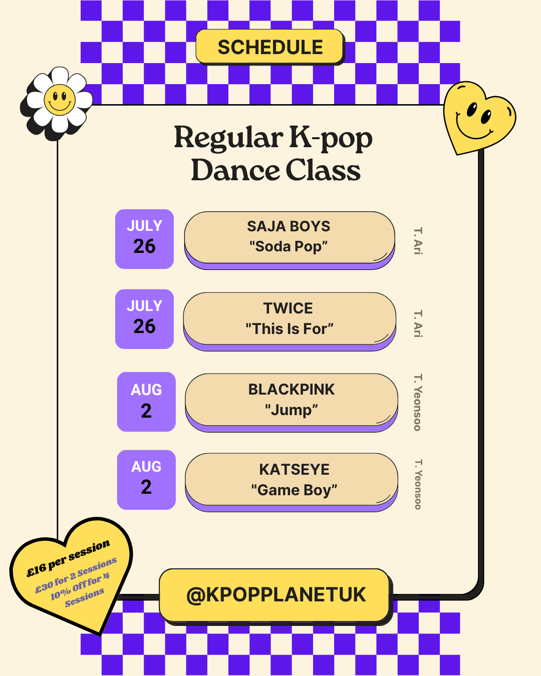 Regular K-pop Dance: Saja Boys "Soda Pop🥤" (1 hr/All Ages & Open Levels)