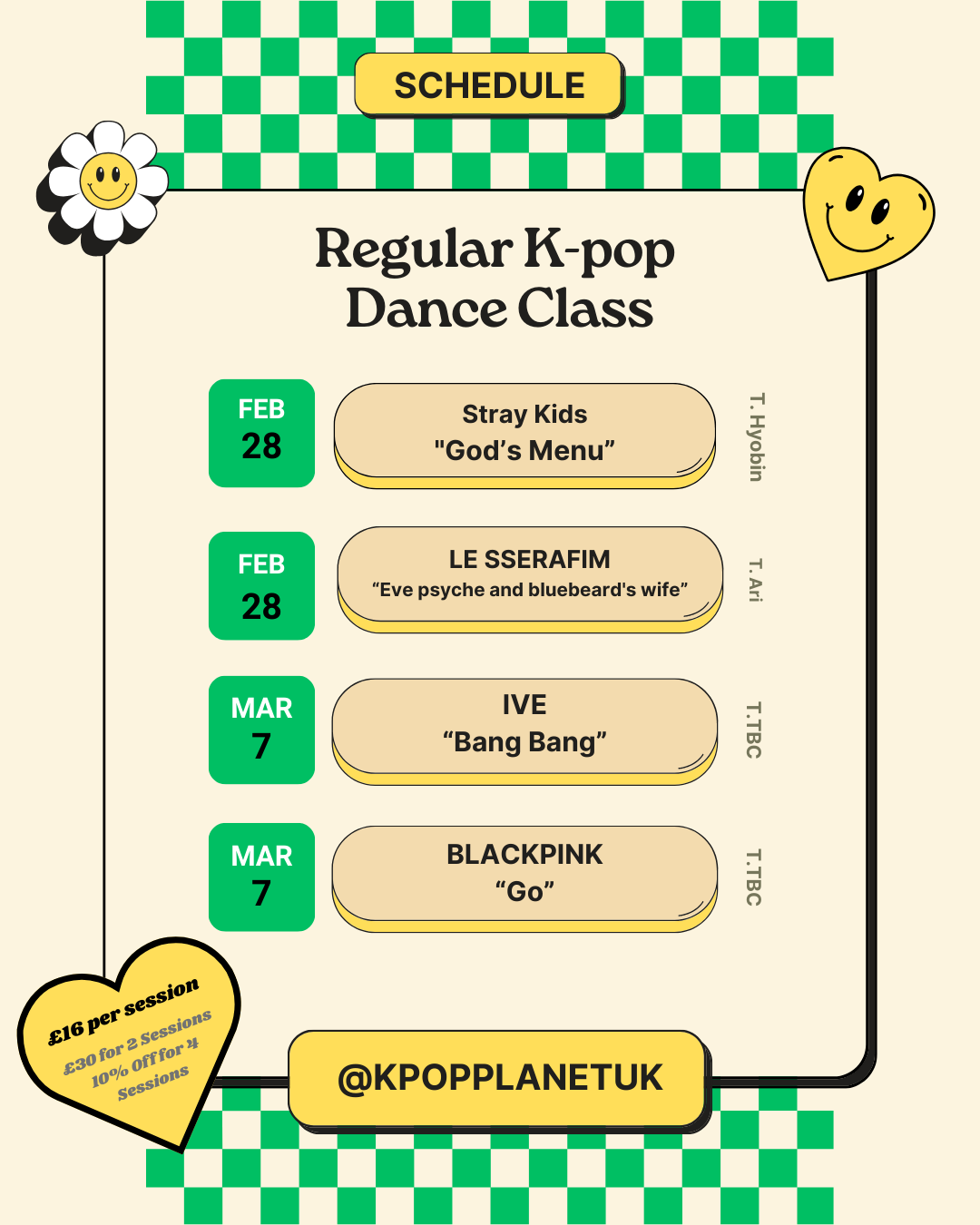Regular K-pop Dance: BLACKPINK "Go❣️" (1 hr/All Ages &amp; Open Levels)