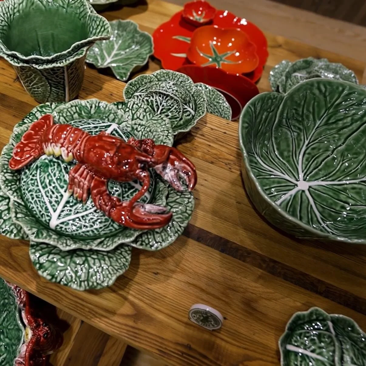 Spotlight: New Product alert! Past basket is now home to the original Cabbageware! One of the most collectible dish patterns and one of our favorites. You can have a little or you can have a lot, but it&rsquo;s so dang cute when you see it in person 