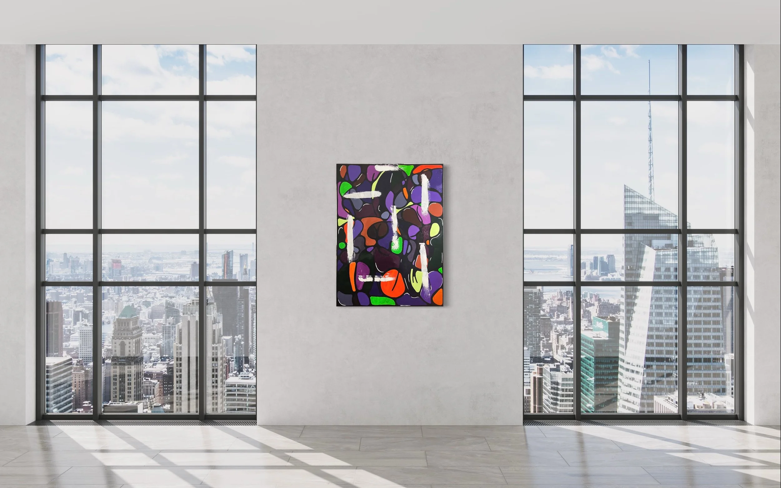 Acrylic on Canvas.
36 x 48 in.
SOLD.